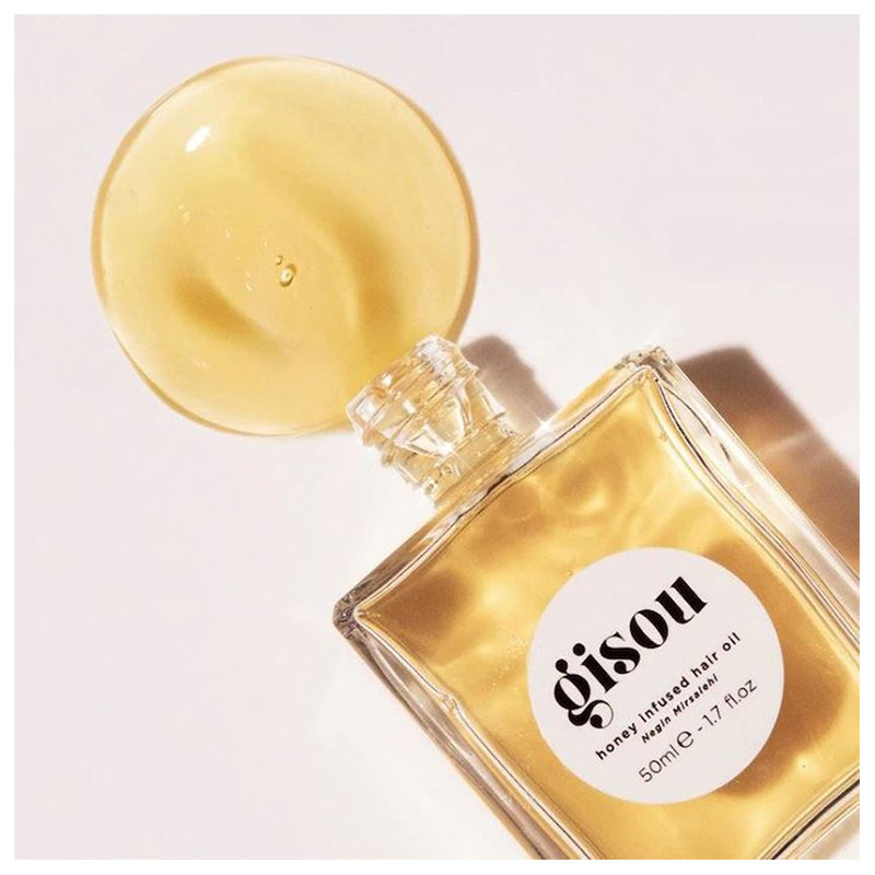 روغن موی گیسو ۵۰ میل Gisou Hair Oil Honey Infused - لوکس میکاپ